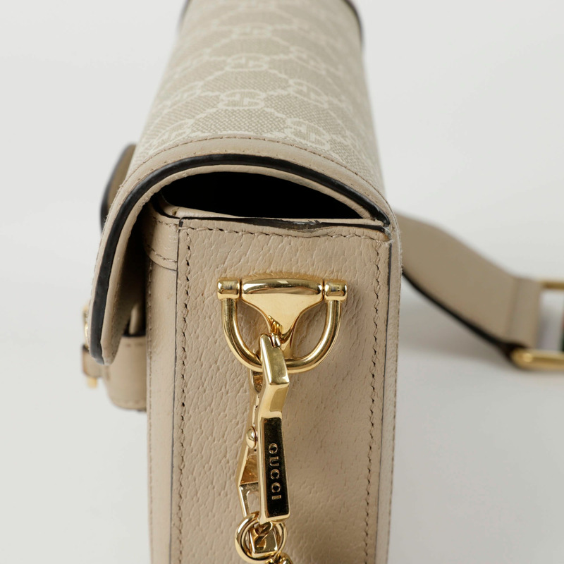 GUCCI Horsebit 1955 迷你肩斜背包 658574-3