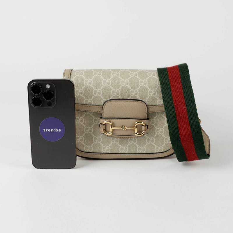 GUCCI Horsebit 1955 迷你肩斜背包 658574-8
