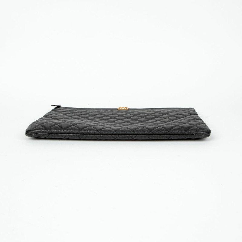 CHANEL Caviar Skin Boy 大號手包 A84407-5