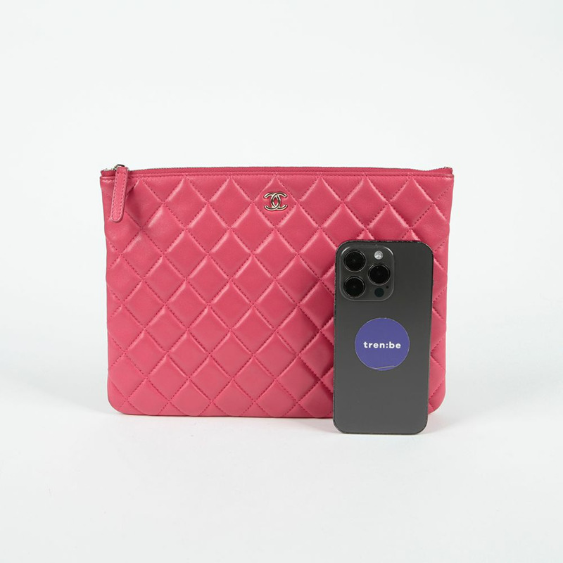 CHANEL 經典新款中型手拿包 A82545-10