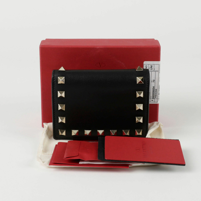 VALENTINO Rockstud 雙折皮夾 2P0P39-0