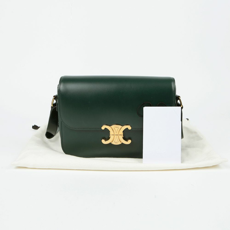 CELINE Classic Triope 中型肩斜背包 187363BF4-0