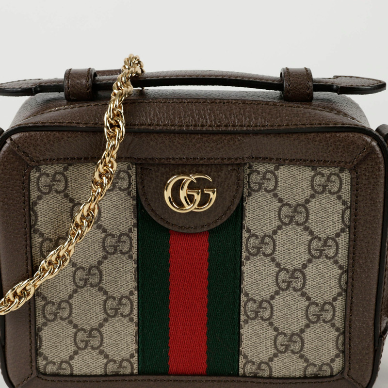 GUCCI Ophidia 迷你頂部手把單肩斜背包 602576-1