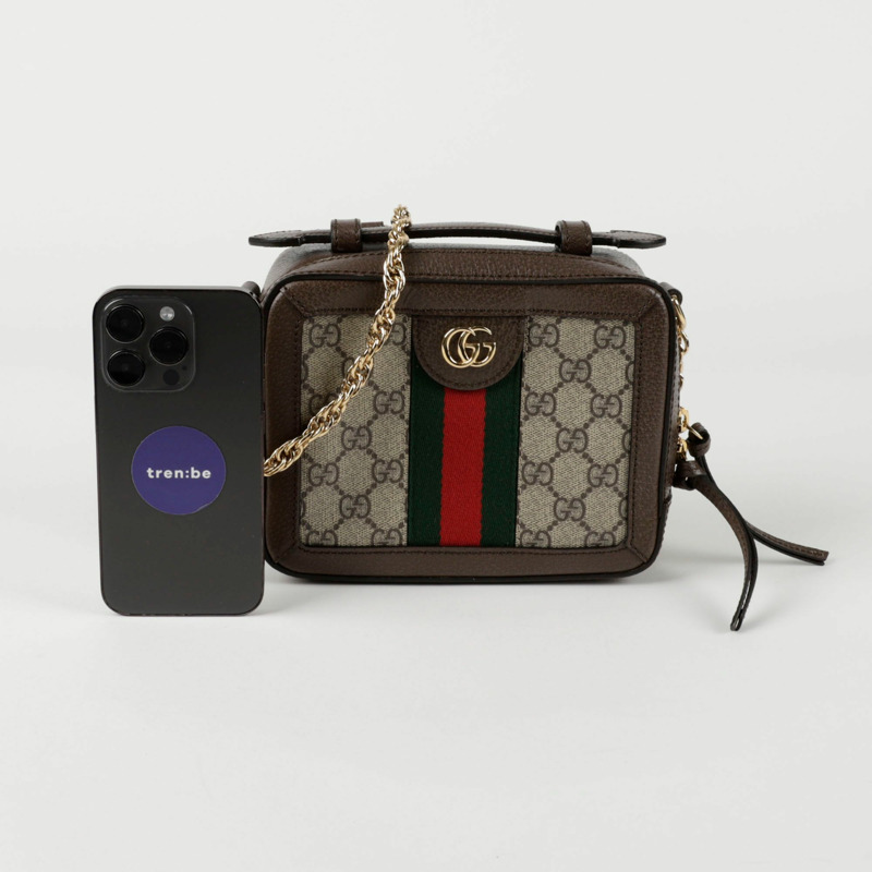GUCCI Ophidia 迷你頂部手把單肩斜背包 602576-7