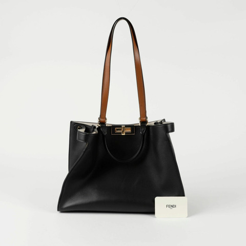 FENDI 孔雀小號托特單肩包 8BH377