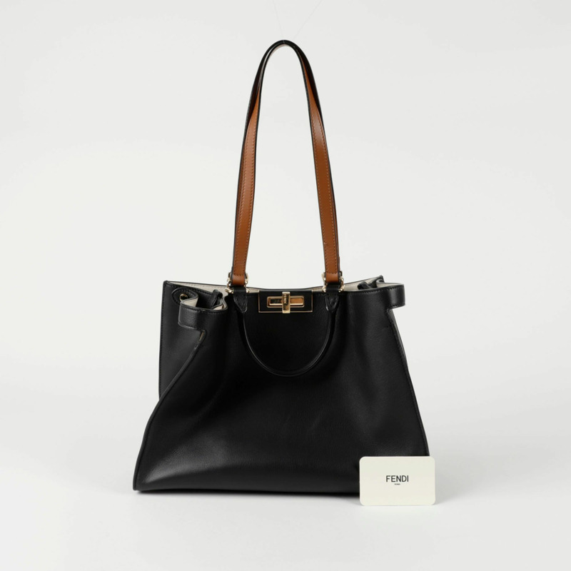 FENDI 孔雀小號托特單肩包 8BH377-0