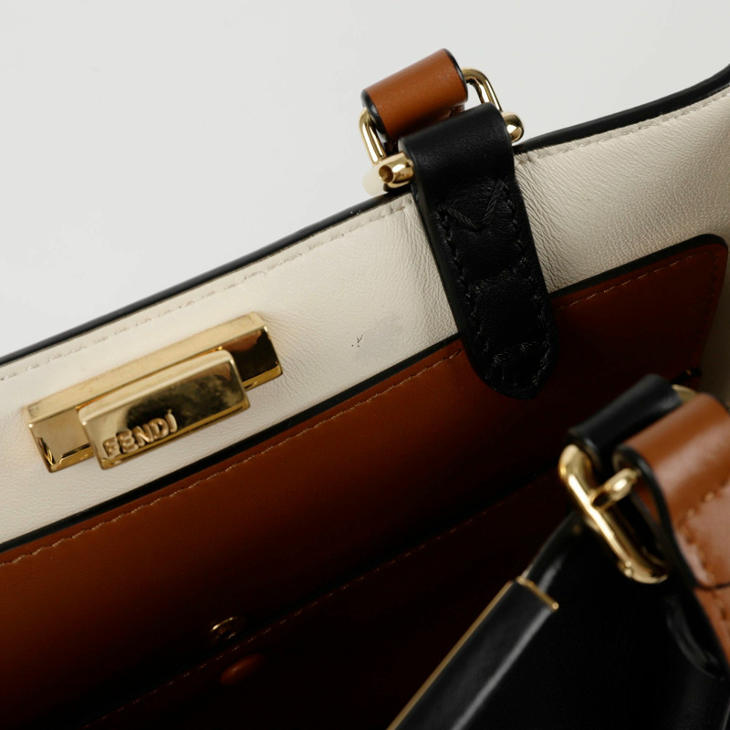 FENDI 孔雀小號托特單肩包 8BH377-12