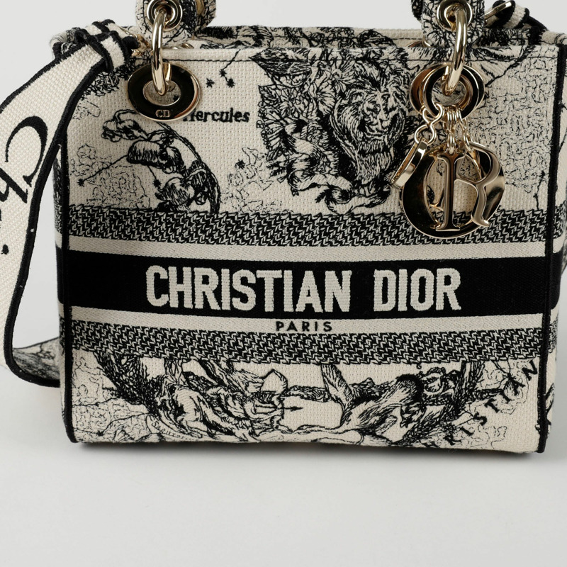 DIOR M0565ORHZ Lady Di Light 中型托特單肩包-1