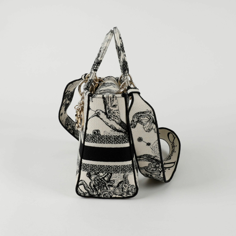 【包稅】DIOR M0565ORHZ Lady Di 輕量中型手提單肩包-3