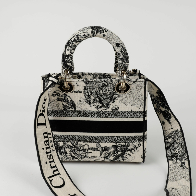 【包稅】DIOR M0565ORHZ Lady Di 輕量中型手提單肩包-4