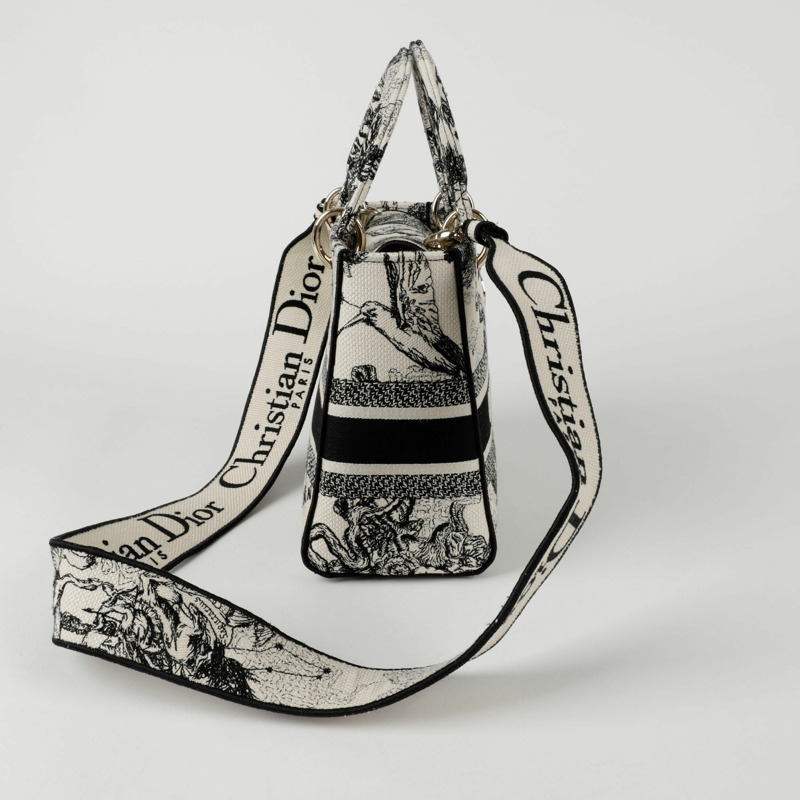 【包稅】DIOR M0565ORHZ Lady Di 輕量中型手提單肩包-5