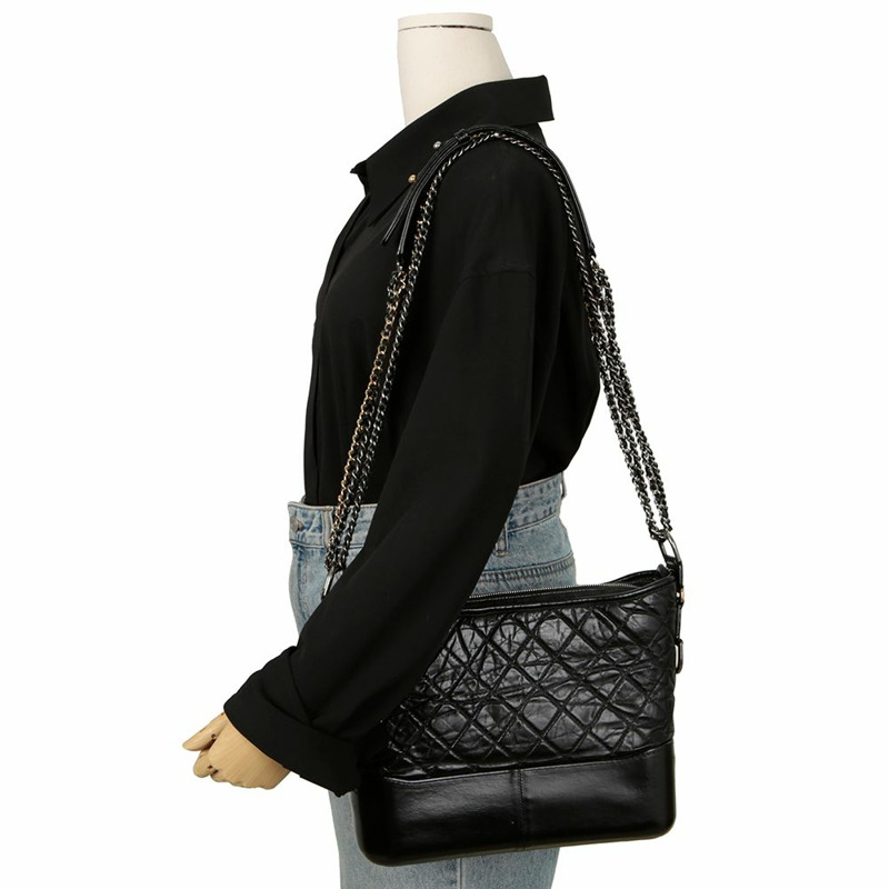 CHANEL Gabrielle 大號 Hobo 單肩斜背包 A93824-12