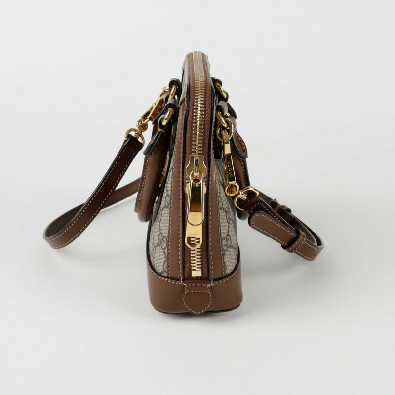 GUCCI Horsebit 1955 迷你頂部提把托特單肩包 640716-2