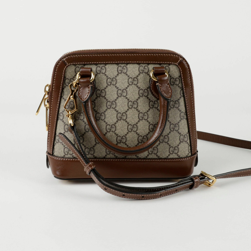 GUCCI Horsebit 1955 迷你頂部提把托特單肩包 640716-3