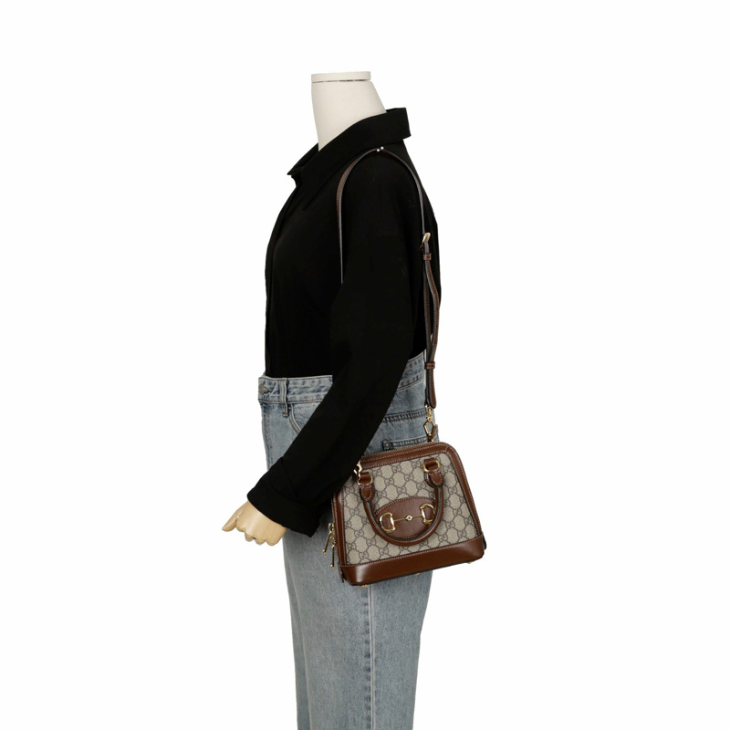 【包稅】GUCCI Horsebit 1955 迷你手提單肩包 640716-9