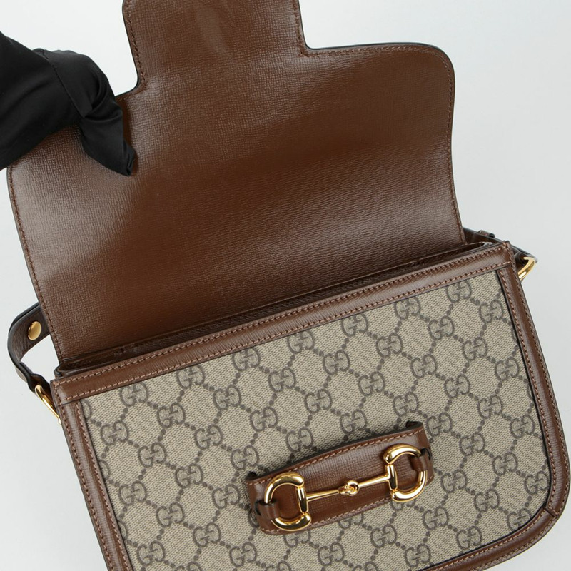 GUCCI Horsebit 1955 小號斜背包 602204-6