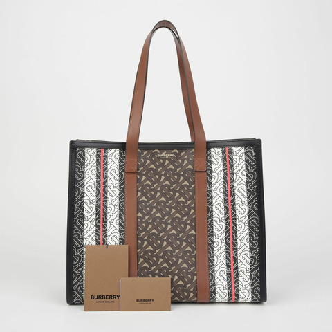 BURBERRY 字母條紋單肩包 8019383