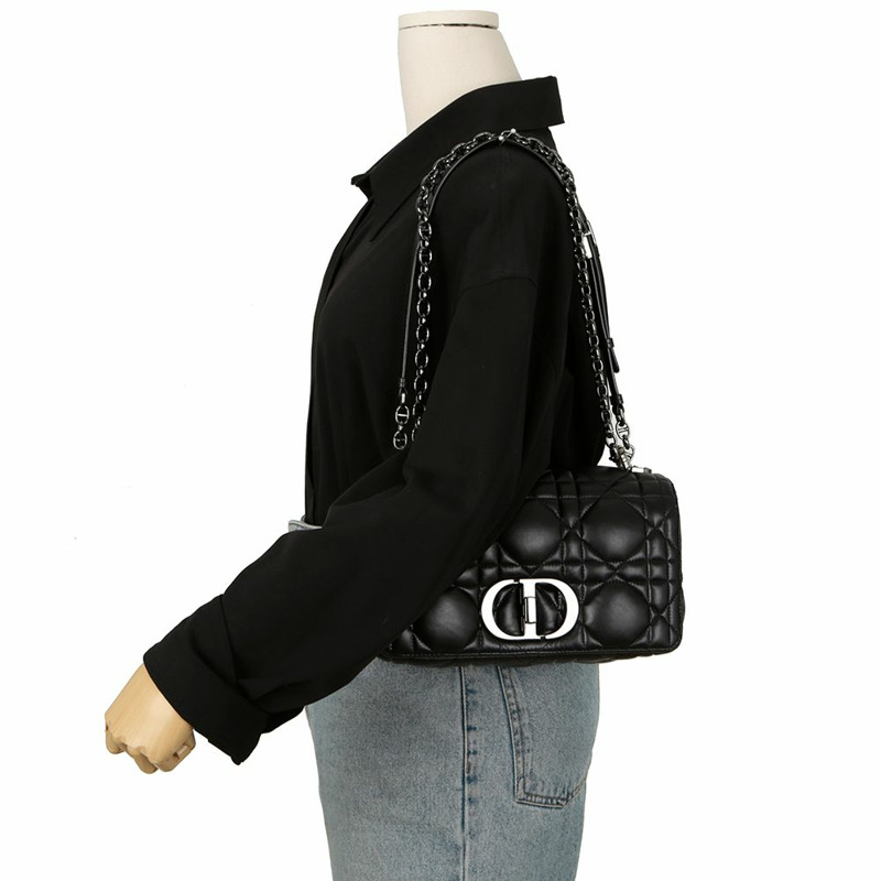 DIOR M9242BNGK Caro 中型鏈條單肩斜背包-11