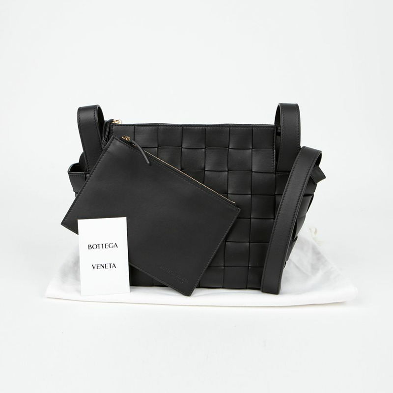 BOTTEGA VENETA Intrecciato 保齡球盒式托特包肩包 755132-0