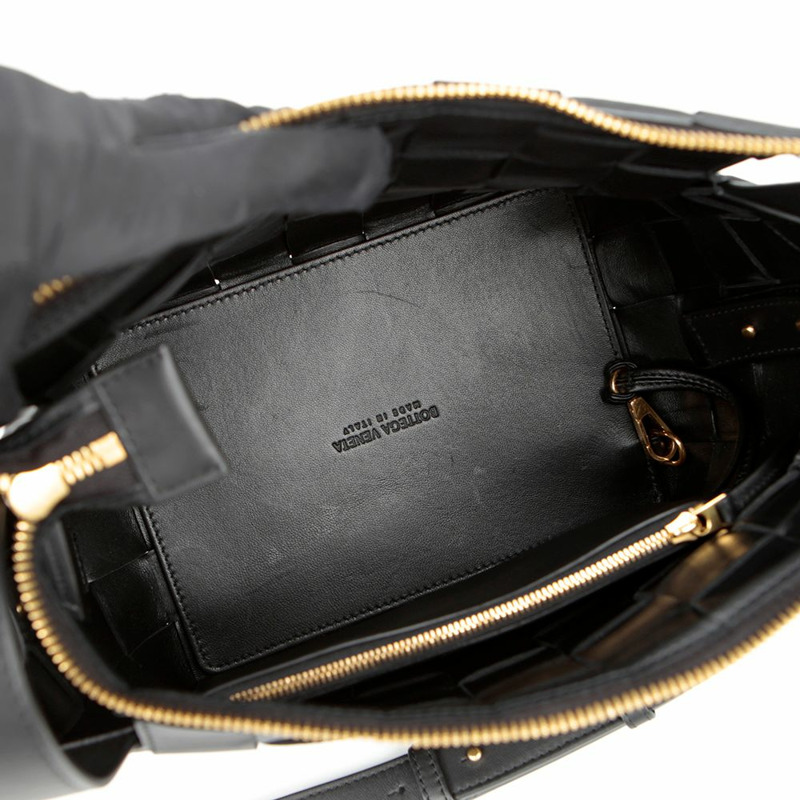 BOTTEGA VENETA Intrecciato 保齡球盒式托特包肩包 755132-8