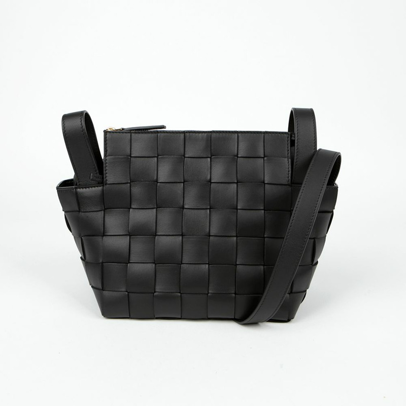 【包稅】BOTTEGA VENETA Intrecciato 保齡球盒式托特包肩包 755132-1