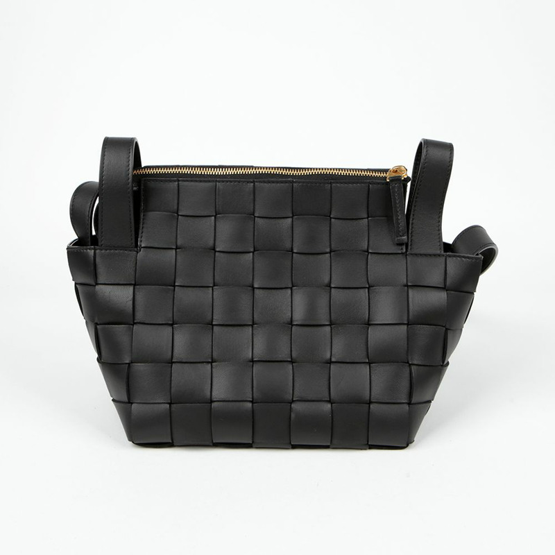 【包稅】BOTTEGA VENETA Intrecciato 保齡球盒式托特包肩包 755132-2