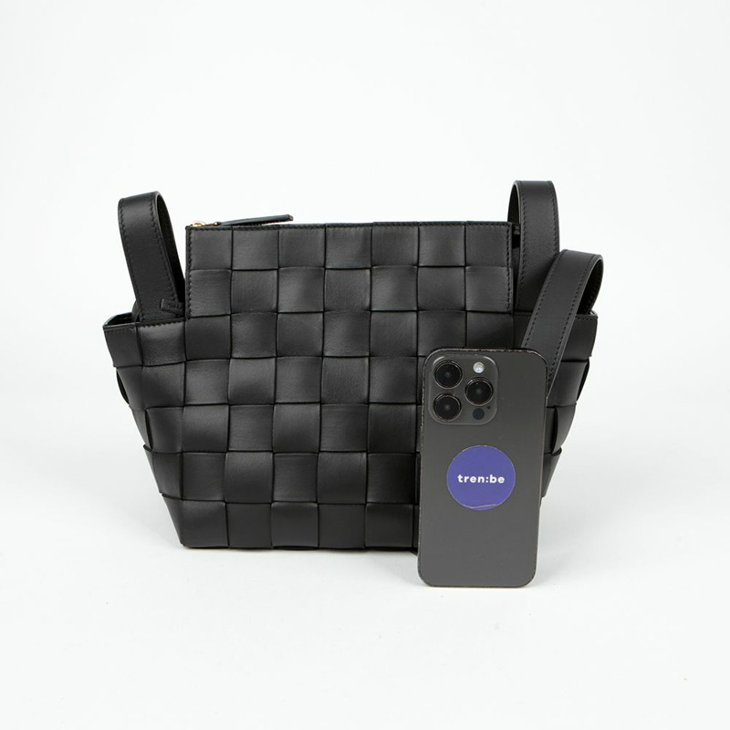 【包稅】BOTTEGA VENETA Intrecciato 保齡球盒式托特包肩包 755132-7