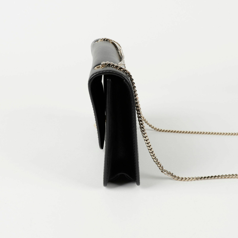VALENTINO Rockstud Demi-Lune 鏈條肩斜背包-3