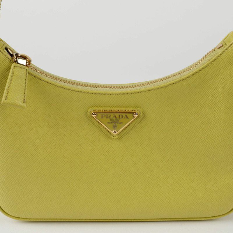 【包稅】PRADA 1BC204 三角形標誌單肩包-2