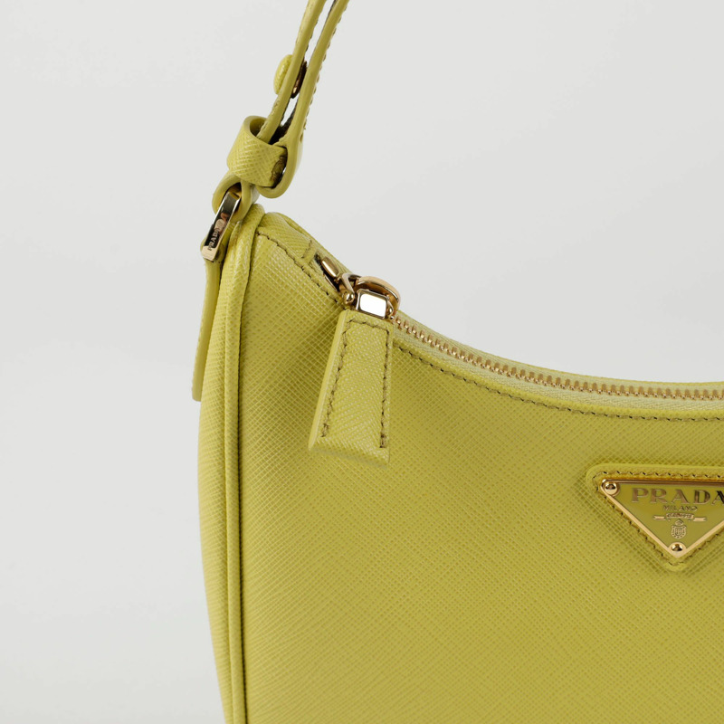 【包稅】PRADA 1BC204 三角形標誌單肩包-3