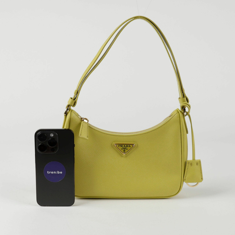 【包稅】PRADA 1BC204 三角形標誌單肩包-10