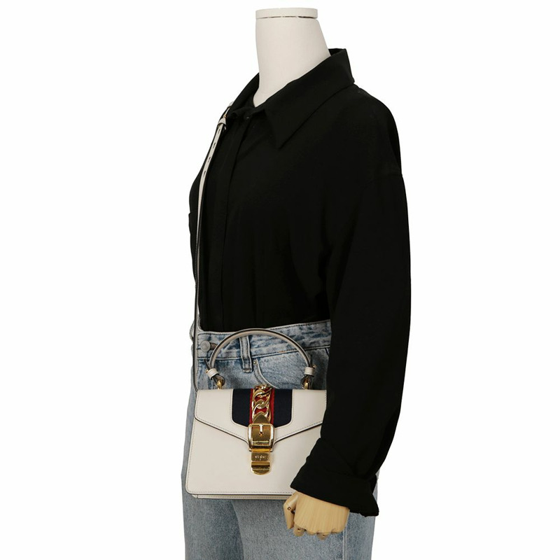 GUCCI Silvi 迷你托特單肩包 470270-12