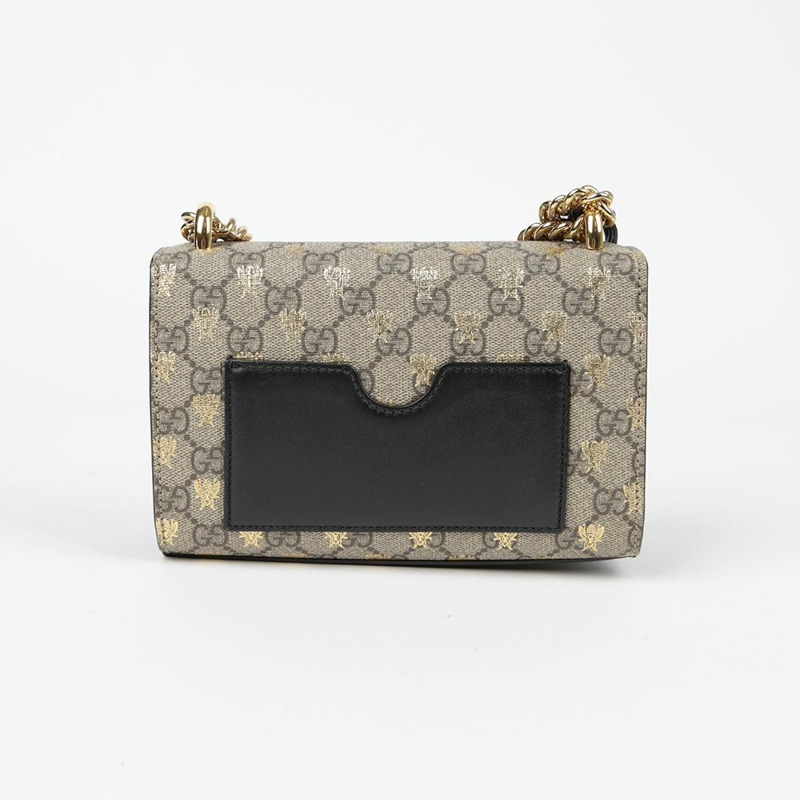 GUCCI Paddle Lock 小號鏈條單肩斜背包 409487-3
