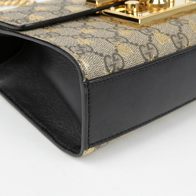 GUCCI Paddle Lock 小號鏈條單肩斜背包 409487-7