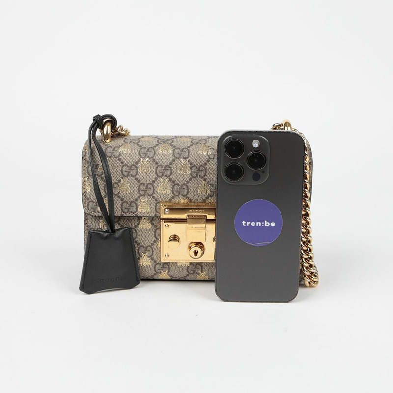 GUCCI Paddle Lock 小號鏈條單肩斜背包 409487-9
