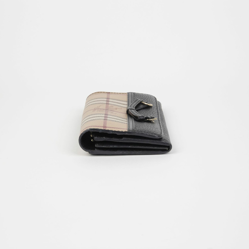 BURBERRY Haymarket 長款皮夾 3897707-2