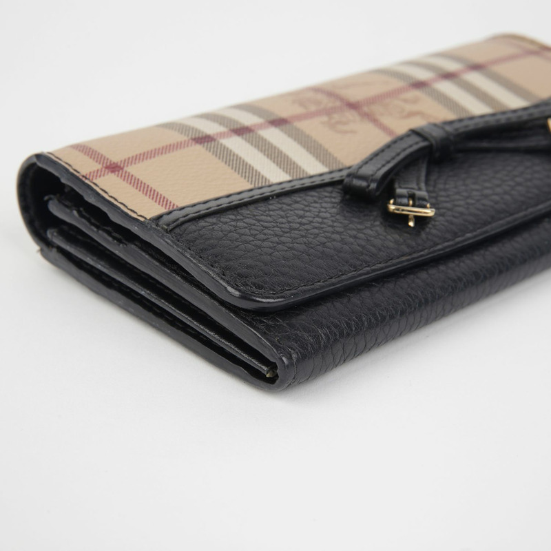BURBERRY Haymarket 長款皮夾 3897707-4