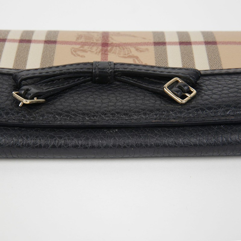 BURBERRY Haymarket 長款皮夾 3897707-5