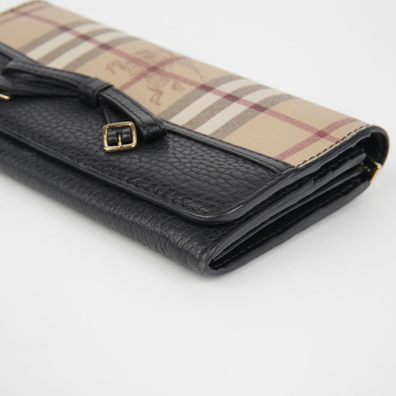 BURBERRY Haymarket 長款皮夾 3897707-6