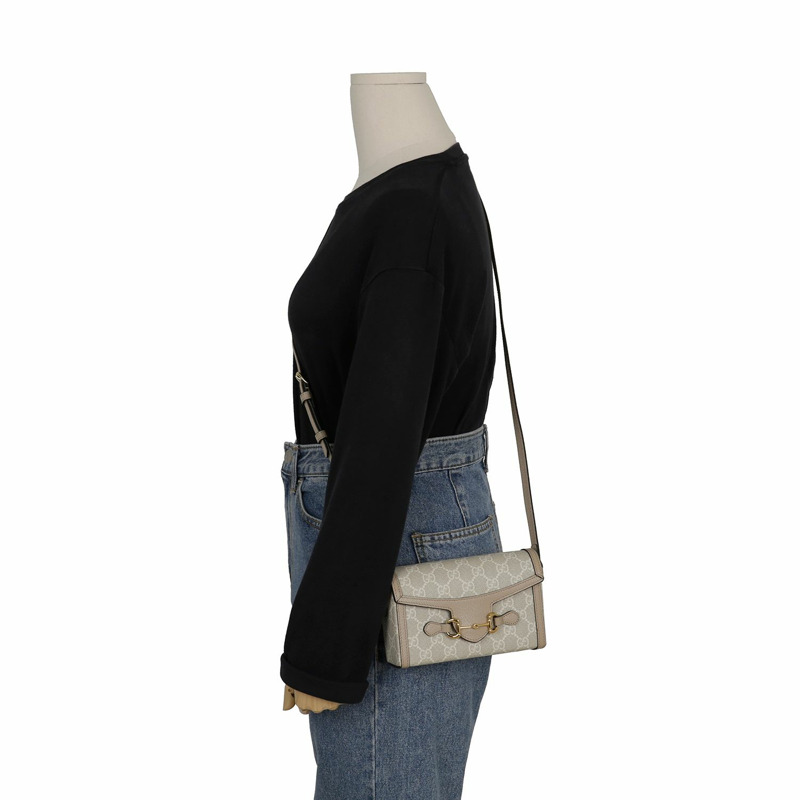 GUCCI Horsebit 1955 迷你斜背包 699296-10