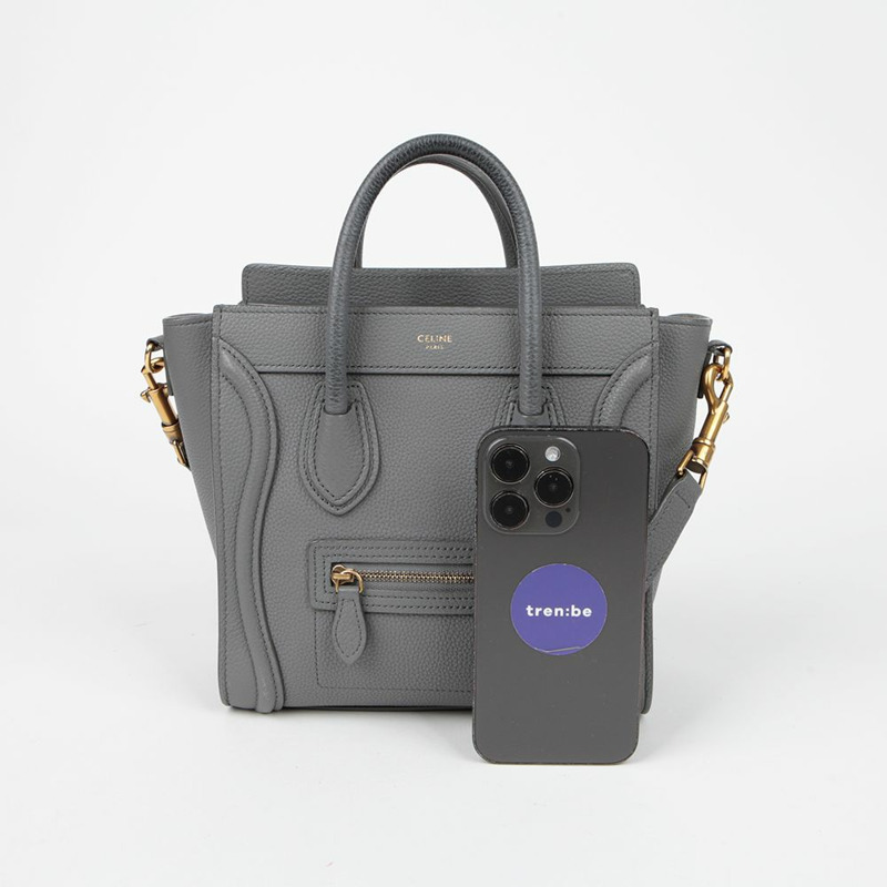 CELINE 189243AQL Luggage Nano 手提單肩包-12
