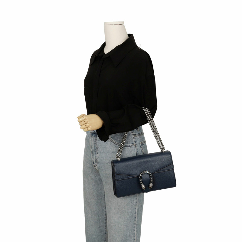 【包稅】GUCCI 狄俄尼索斯小號鏈條單肩包 400249-13