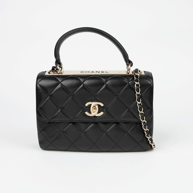 CHANEL 時尚 CC 小型托特單肩包 A92236-1