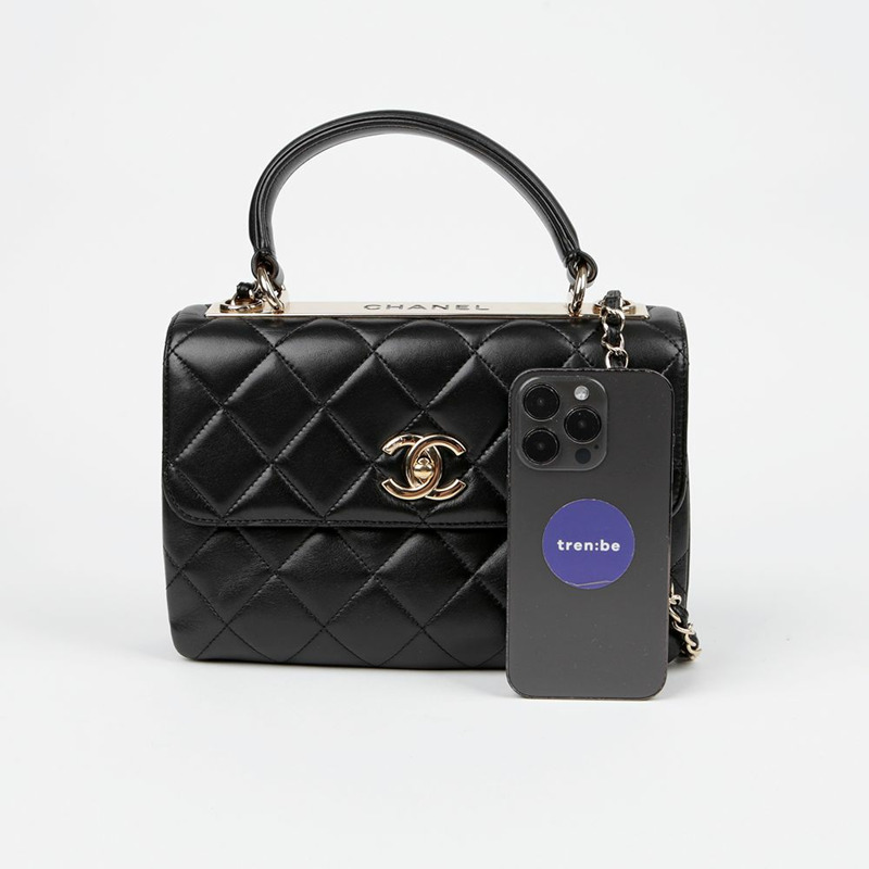 CHANEL 時尚 CC 小型托特單肩包 A92236-11