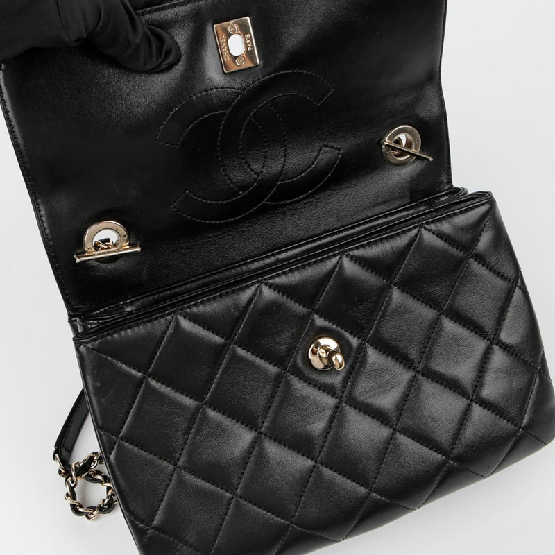 CHANEL 時尚 CC 小型托特單肩包 A92236-12