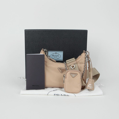 PRADA 1BH204 復刻版多功能單肩斜背包