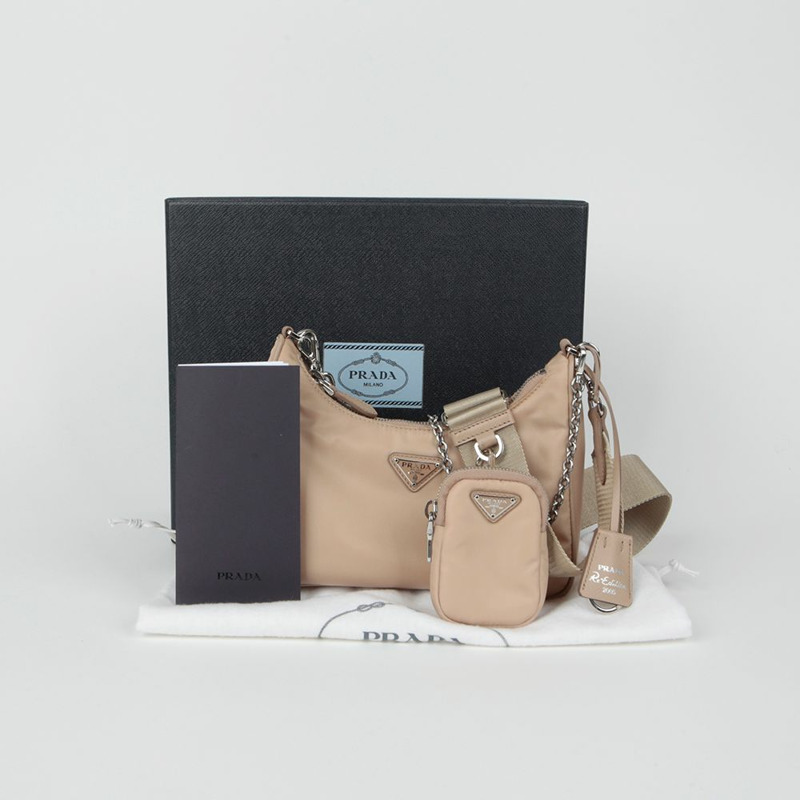 【包稅】PRADA 1BH204 復刻版多功能單肩斜背包-0