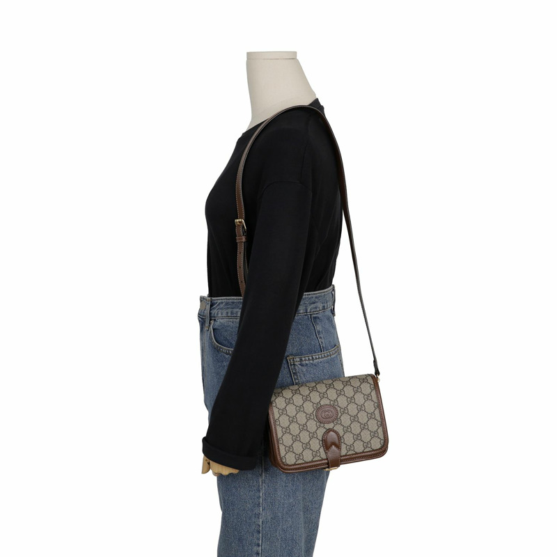 GUCCI 互扣式 G 迷你斜背包 671620-8