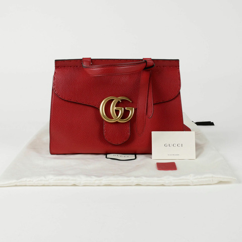 GUCCI 421890 GG Marmont 小號托特單肩包