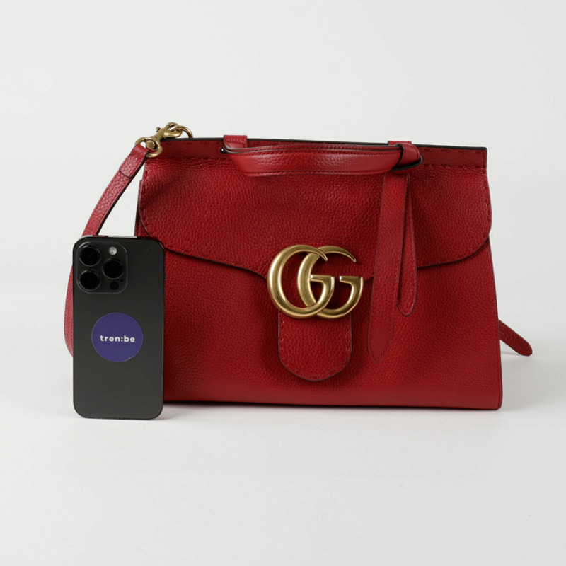GUCCI 421890 GG Marmont 小號托特單肩包-6